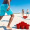 Giant Yard Pong Game Set with 12 Buckets and 2 Balls Outdoor Indoor Party Game for All Ages